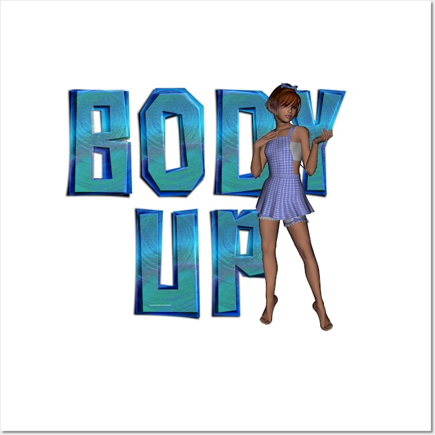 Body Up Fitness Wall Art by teepossible